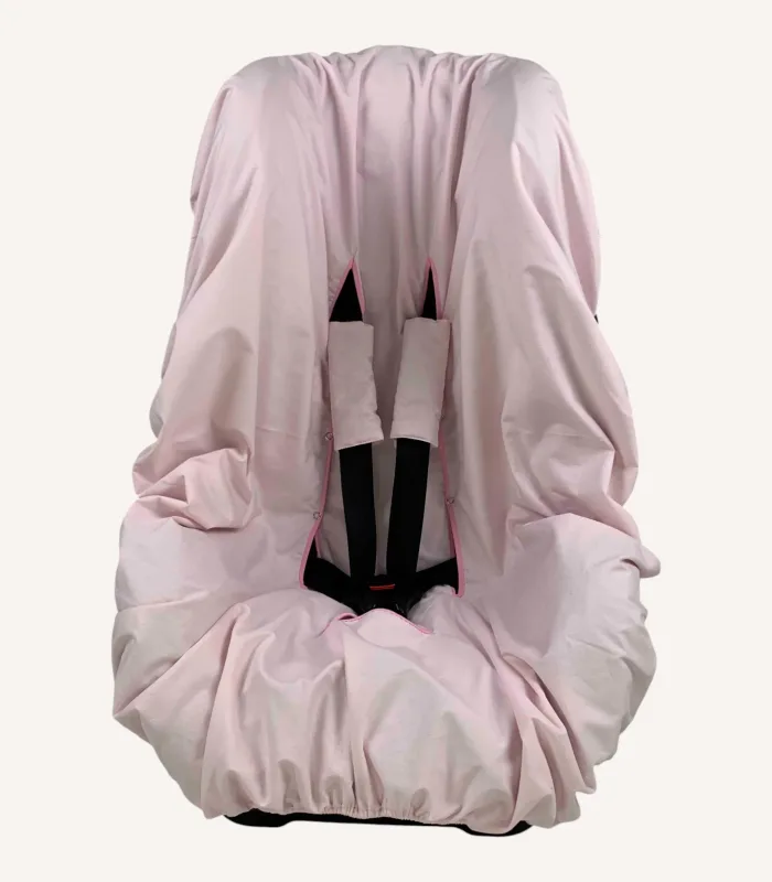 Pembe Çocuk Oto Koltuğu Kılıfı ve Kemer Kılıfı